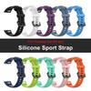 Silicone Replacement Band for Huawei Band 3 Pro and Band 4 Pro, Adjustable Soft Sport Strap, Orange view 2