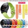 AMSH 20 mm Silicone Replacement Watch Band for Garmin Fenix 7S, 6S Pro, 5S Plus, Instinct 2S and Descent Mk2S, Agate view 2