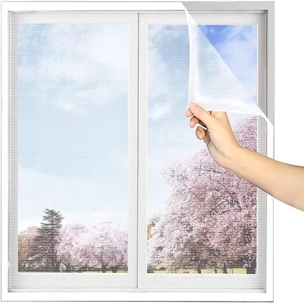 Window Insect Screen 155 x 165 cm, No-Drill