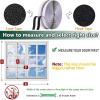 Window Insect Screen 155 x 165 cm, No-Drill view 2