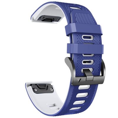CEKGDB 22/26 mm QuickFit Silicone Watch Band for Garmin Fenix 7, 7X, 6, 6X Pro, 5X, 5 Plus, 3, 3HR, Forerunner 935/945, Agate