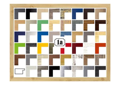Montana Deluxe Poster Frame 61 x 91.4 cm, Spruce Decor, Color Group B, Clear Acrylic Glazing