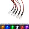 HOOCI 10-Pack 10 mm Pre-Wired Ultra-Bright LEDs with Resistor, Red, 3V view 3