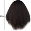 Long Small-Curly Wavy Synthetic Wig for Black Women, Cosplay or Everyday Wear, Carnival Wig (Blue: D, Size: 7 3/8) view 2