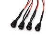 HOOCI 5-Pack Ultra-Bright 3mm Pre-Wired LED Bulbs with Holders, 3V–220V (Red, 3V) view 3