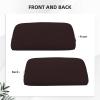 OCELIO Plum Purple Leather 3D Zipper Pencil Case view 3