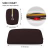 OCELIO Plum Purple Leather 3D Zipper Pencil Case view 4