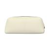 OCELIO Cream Leather 3D Zipper Pencil Pouch view 1