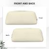 OCELIO Cream Leather 3D Zipper Pencil Pouch view 3