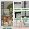 AQKaki Magnetic Screen Door, Side-Opening Fly Curtain view 2