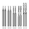 ALEYHA 10-Piece 1/8-Inch Shank Single-Flute CNC Router Bit Set view 1