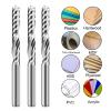 ALEYHA 10-Piece 1/8-Inch Shank Single-Flute CNC Router Bit Set view 4