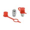 ELSAIL 20-Piece M6 Zinc-Plated Hydraulic Grease Fittings, Straight view 1