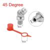 ELSAIL 20-Piece M6 Zinc-Plated Hydraulic Grease Fittings, Straight view 4