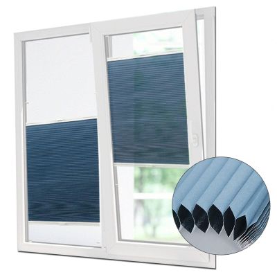 KGUDYS Blackout Cellular Shade, 60 x 160 cm / 23.6 x 63 in, Gray, 116 Sizes