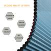 KGUDYS Blackout Cellular Shade, 60 x 160 cm / 23.6 x 63 in, Gray, 116 Sizes view 2