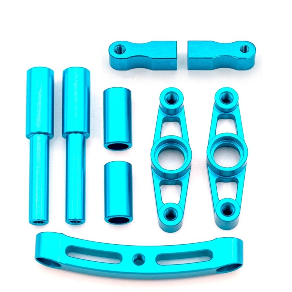 Aluminum Alloy Steering Knuckle Kit Replacement for TT-01 1/10 RC Drift Car Upgrade Parts