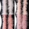 2 m Orange Feather Boa, 13 g, Soft Fluffy Turkey Feathers for Wedding Clothing, Shawls, Bags, Decoration and Sewing Crafts view 3