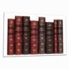 Wallario Glass Stove Cover/Splash Guard, 2-Piece, 80 x 52 cm, with 13 mm Feet, Old Books Design view 1