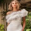 10–15 cm Natural Ostrich Feather Trim Ribbon, 10 m, for Wedding, Dresses, Shawls, Crafts and Decoration view 4