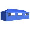 XIAOGUANG Pop-Up Party Tent, 8 Sidewalls, 3 x 9 m, Blue view 1