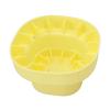 Portable Silicone Ice Bucket, Collapsible Water Basin with Lid, Multifunctional Ice Mold and Bottle Cooler (Yellow) view 2