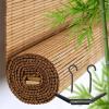 DUYULIANG Retro Outdoor Bamboo Roller Blind, 55% Light-Blocking view 1