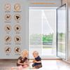 Fiberglass Magnetic Screen Door, 170 x 215 cm, White view 3