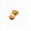 LWOMAN 2-Piece 1:1 Brass Miter Gear Set, 0.5M, 25T, 4 mm Bore view 2