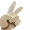 Duiaynke Wall-Mounted Coat Hook, Clothes Hook, Entryway, Kitchen and Bathroom Storage Rack (Index Finger) view 1
