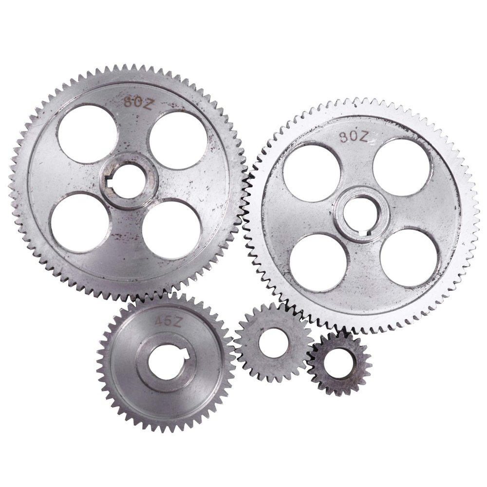 Lubrol 5-Piece Set CJ0618 Metal Gears for Metal Lathe