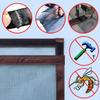Custom-Size Window Mosquito Screen, Brown Fiberglass, Hook-and-Loop, 190 × 170 cm view 2