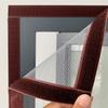 Custom-Size Window Mosquito Screen, Brown Fiberglass, Hook-and-Loop, 190 × 170 cm view 3