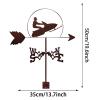 JESSAH Stainless Steel Weather Vane with Mount, 35 x 50 cm view 2