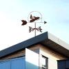JESSAH Stainless Steel Weather Vane with Mount, 35 x 50 cm view 3