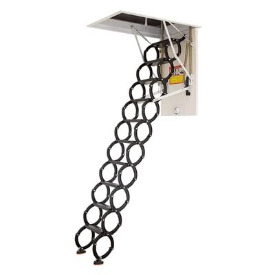 Wall-Mounted Aluminum Folding Telescoping Attic Ladder