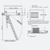 Wall-Mounted Aluminum Folding Telescoping Attic Ladder view 2
