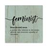 Evans1nism Wooden Sign, Feminist Definition, Hanging Wall Sign, Inspirational Quote, Farmhouse Style Wall Decor view 3