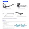 Pure Titanium Trial Frame with Adjustable Temples, 54 mm view 2