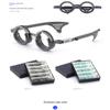 Pure Titanium Trial Frame with Adjustable Temples, 54 mm view 3