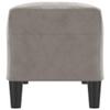 Bussandri Exclusive - Light Gray Velvet Bench 100 x 35 x 41 cm view 4