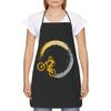 Lsjuee Mountain Bike Grill Apron for Men and Women view 2