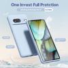 Oakxco Silicone Case for Google Pixel 7a with Camera Protection, Slim Matte, Light Blue view 3