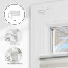 Zero Home Premium No-Drill Pleated Blind for Windows & Doors, Light Gray, Opaque & Light-Filtering, Made in EU, Clamp-Fix, 45 x 180 cm view 4