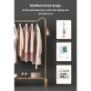 STARMS Rolling Garment Rack, Freestanding Durable Metal Clothes Rack, Gold, 150 cm view 2