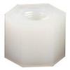 Hex Threaded Spacer, M3, Nylon 66, 10 mm, Spacer Studs and Fe, Fasteners and Hardware, 10 pcs | D01489 view 2