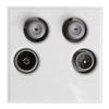 TV, Radio & Twin SAT Module, White, 1 pc | MW750 view 2