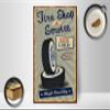 FEMER Retro Wooden Sign 20 x 30 cm, Tire Shop Service 24/7, New Used view 2