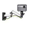 Universal Projector Wall Mount with Gas Spring, Full Motion, Silver view 1