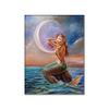 QITEX Large Moonlit Mermaid Wall Art Poster, Decorative Aesthetic Canvas Print, 40 x 60 cm, Unframed view 1